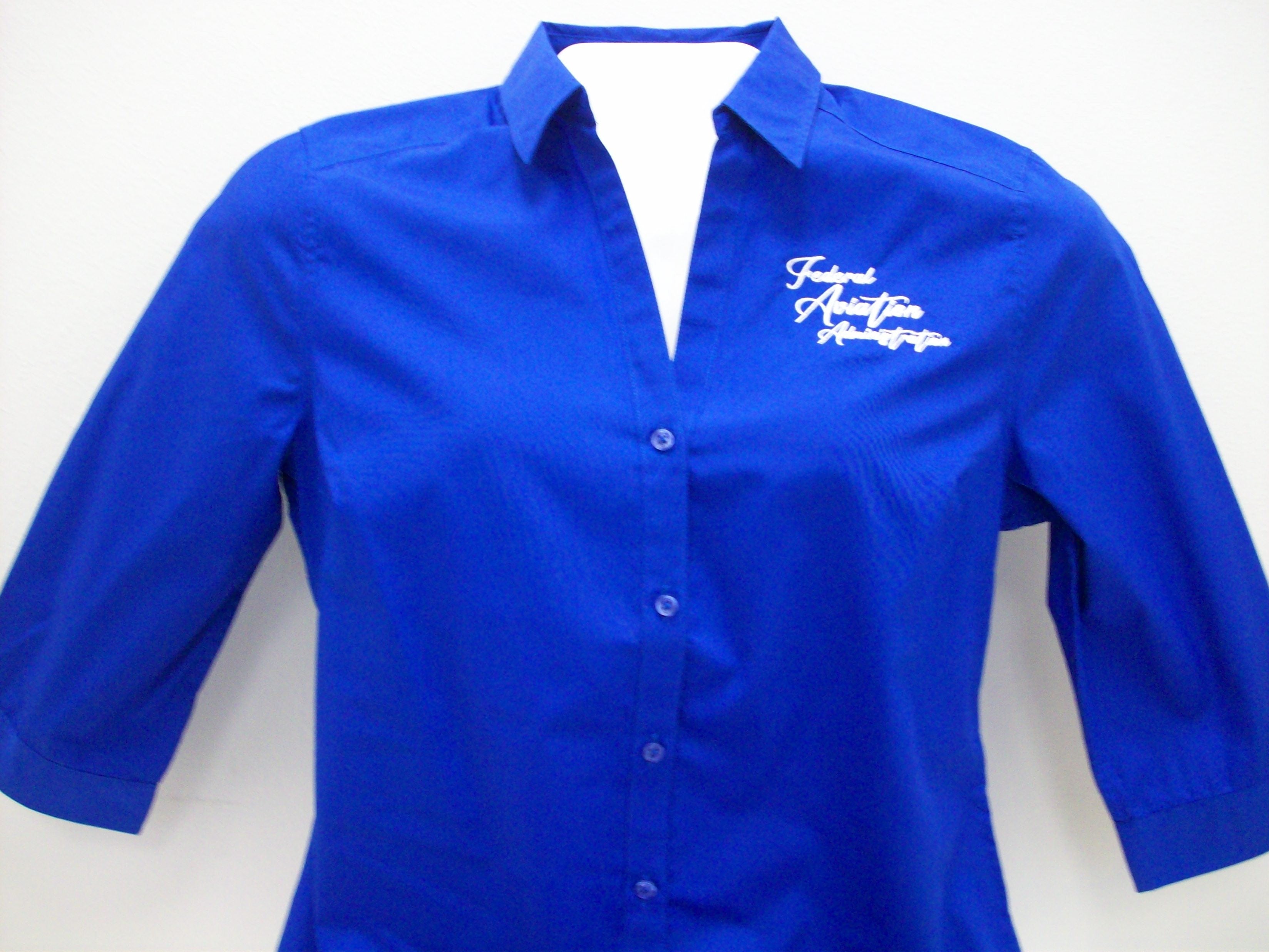 Clearance! Ladies PA Poplin 3/4 Sleeve