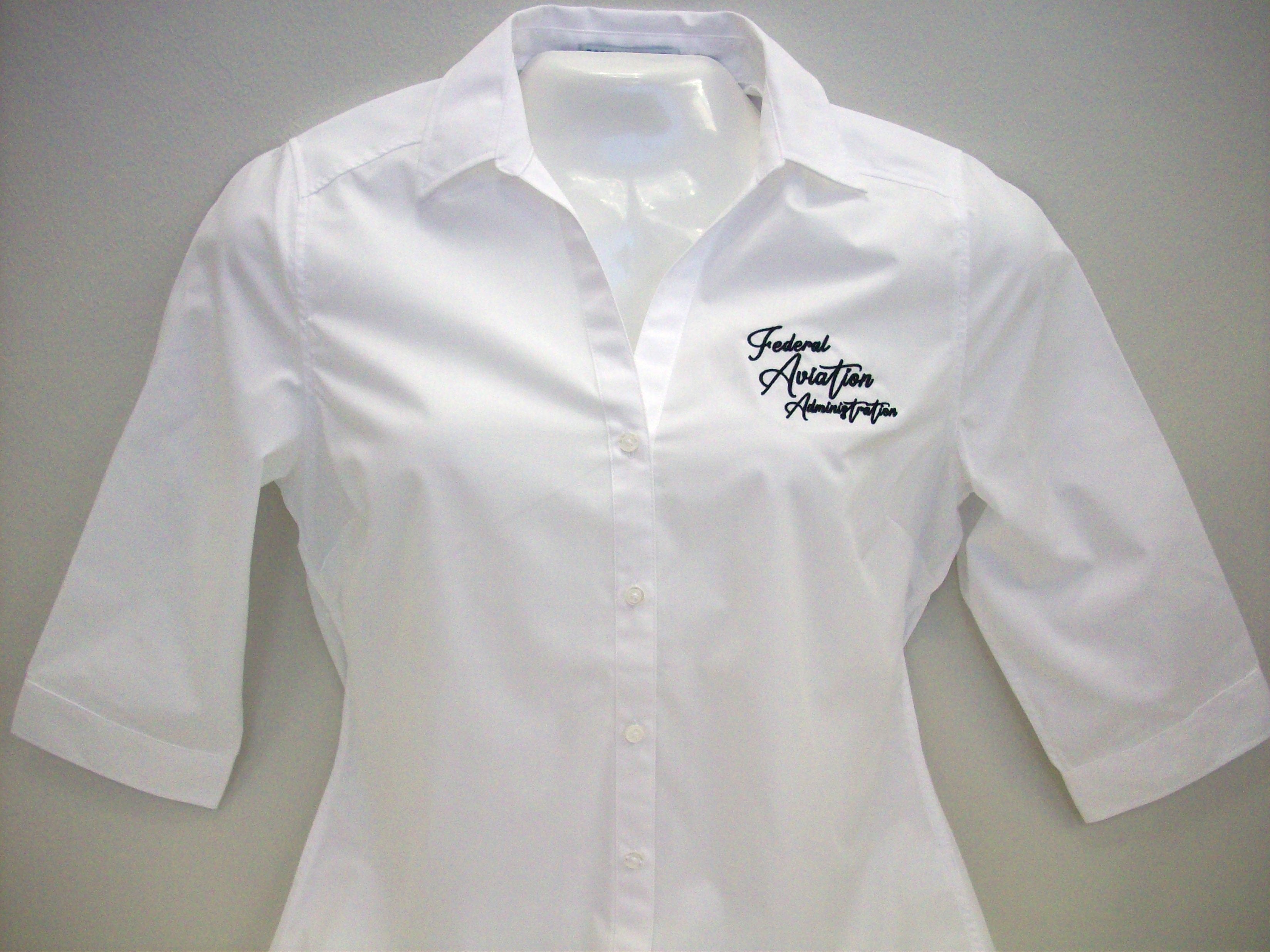 Clearance! Ladies PA Poplin 3/4 Sleeve