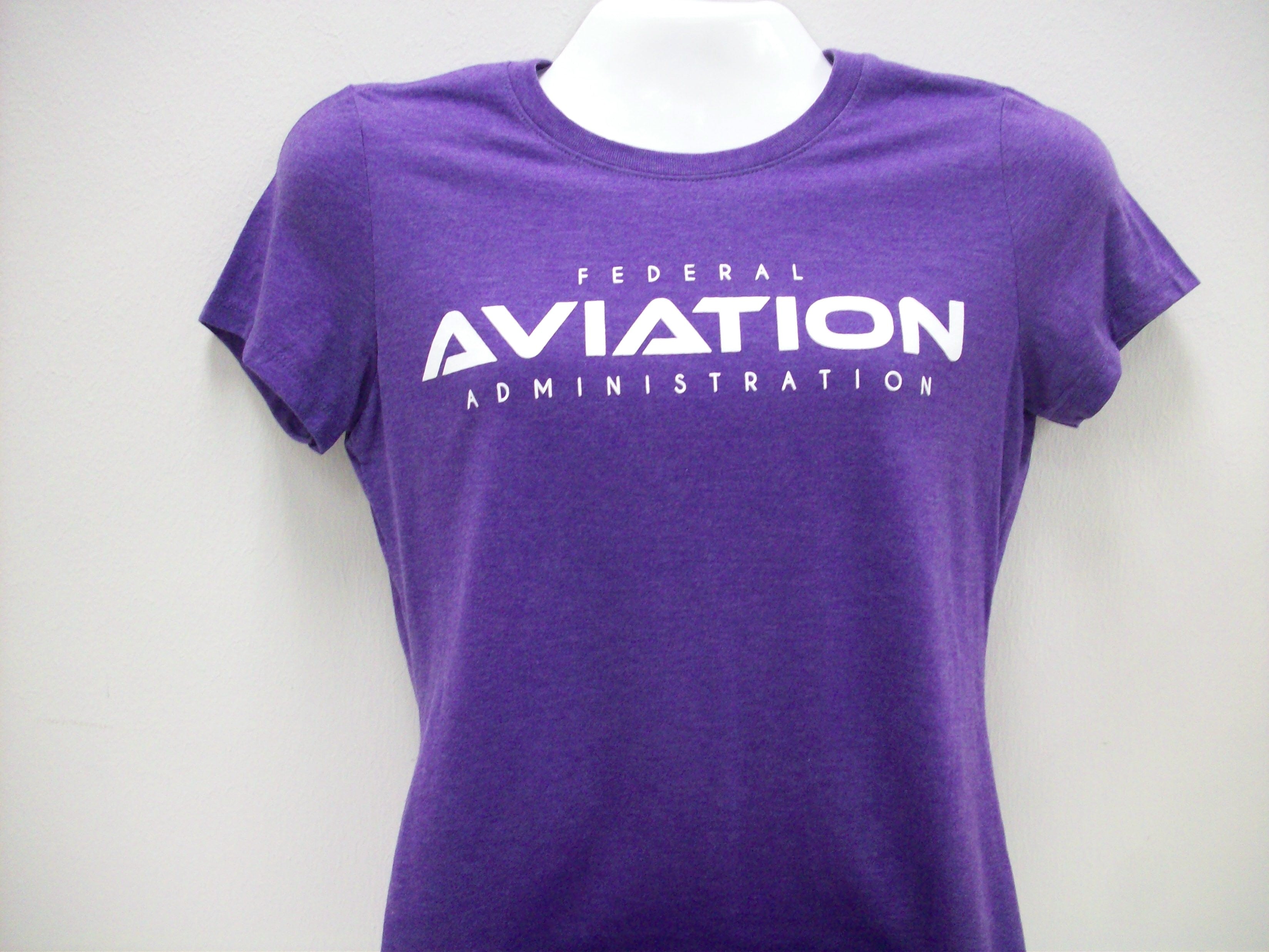 Ladies T-Shirt FAA District Tri-Blend Purple Frost