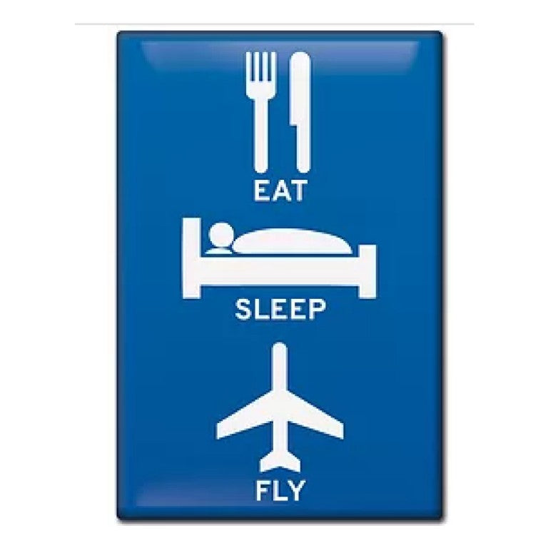 Magnet Eat, Sleep, Fly