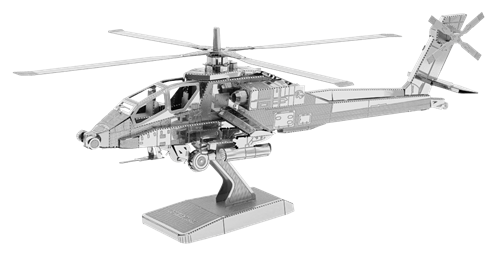 Metal Earth Airplanes & Helicopters AH-64 Apache