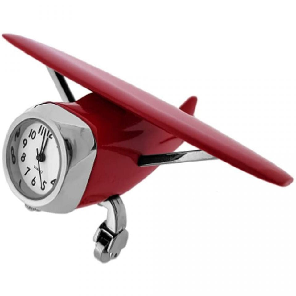 Clock Metal High Wing Airplane