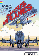 Famous Airplanes Coloring Book