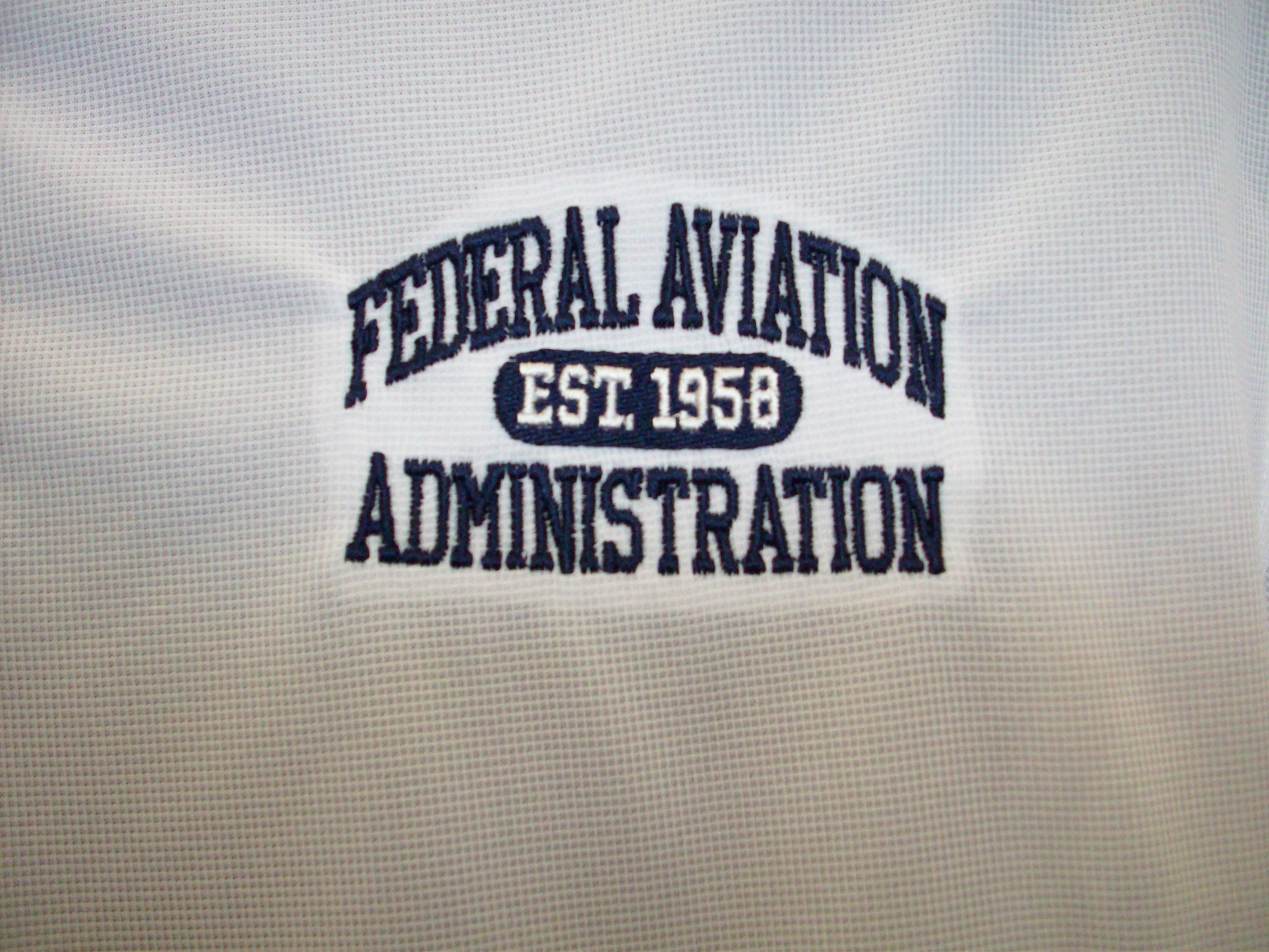 Polo Shirt FAA Dry Zone Grid - White
