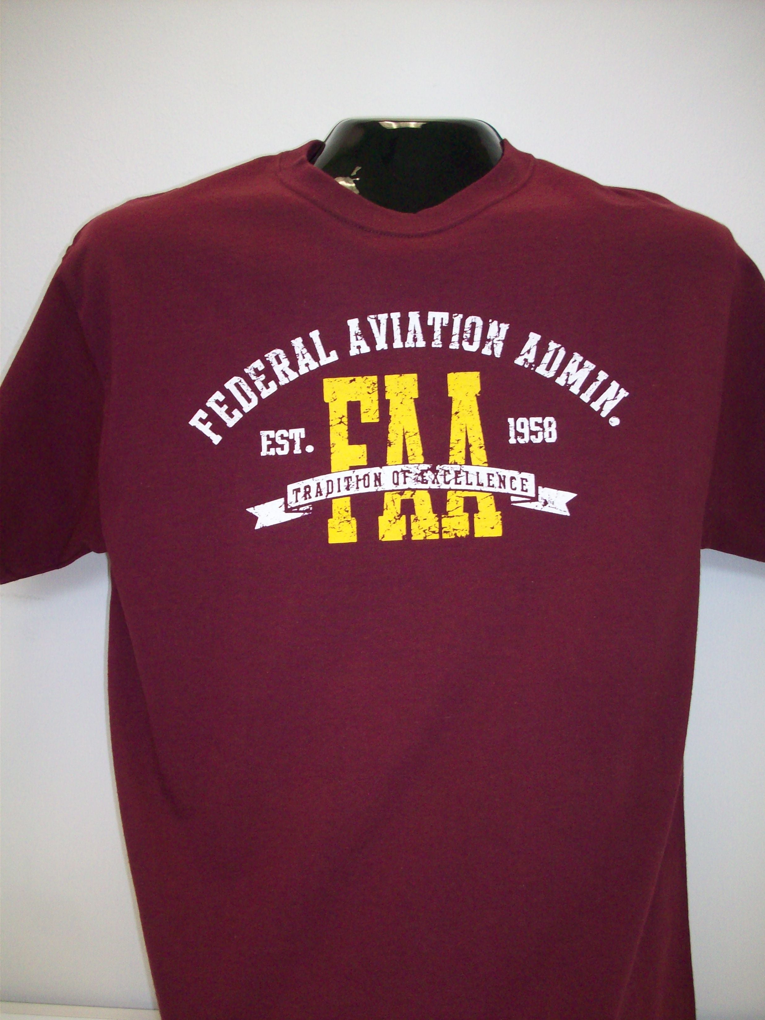 T-shirt FAA Banner - Maroon