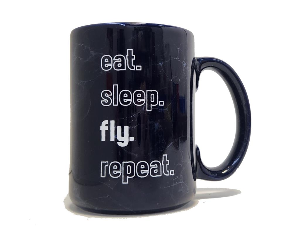 Mug Eat Sleep Fly Repeat