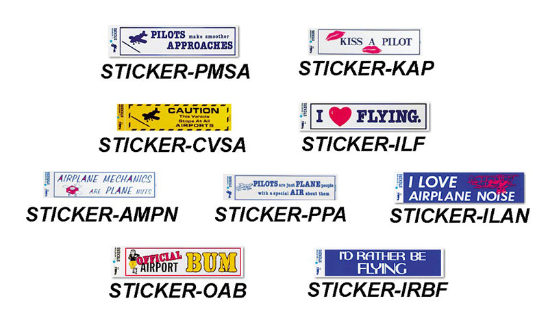 Air Charter Sticker Bumper Sticker Aviation – ACEA Bookstore