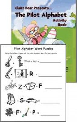 Claire Bear's Pilot Alphabet Activity Book