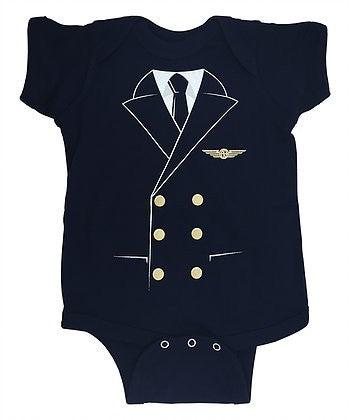 Infant Onesie Pilot Uniform