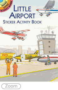 Little Airport Sticker Book