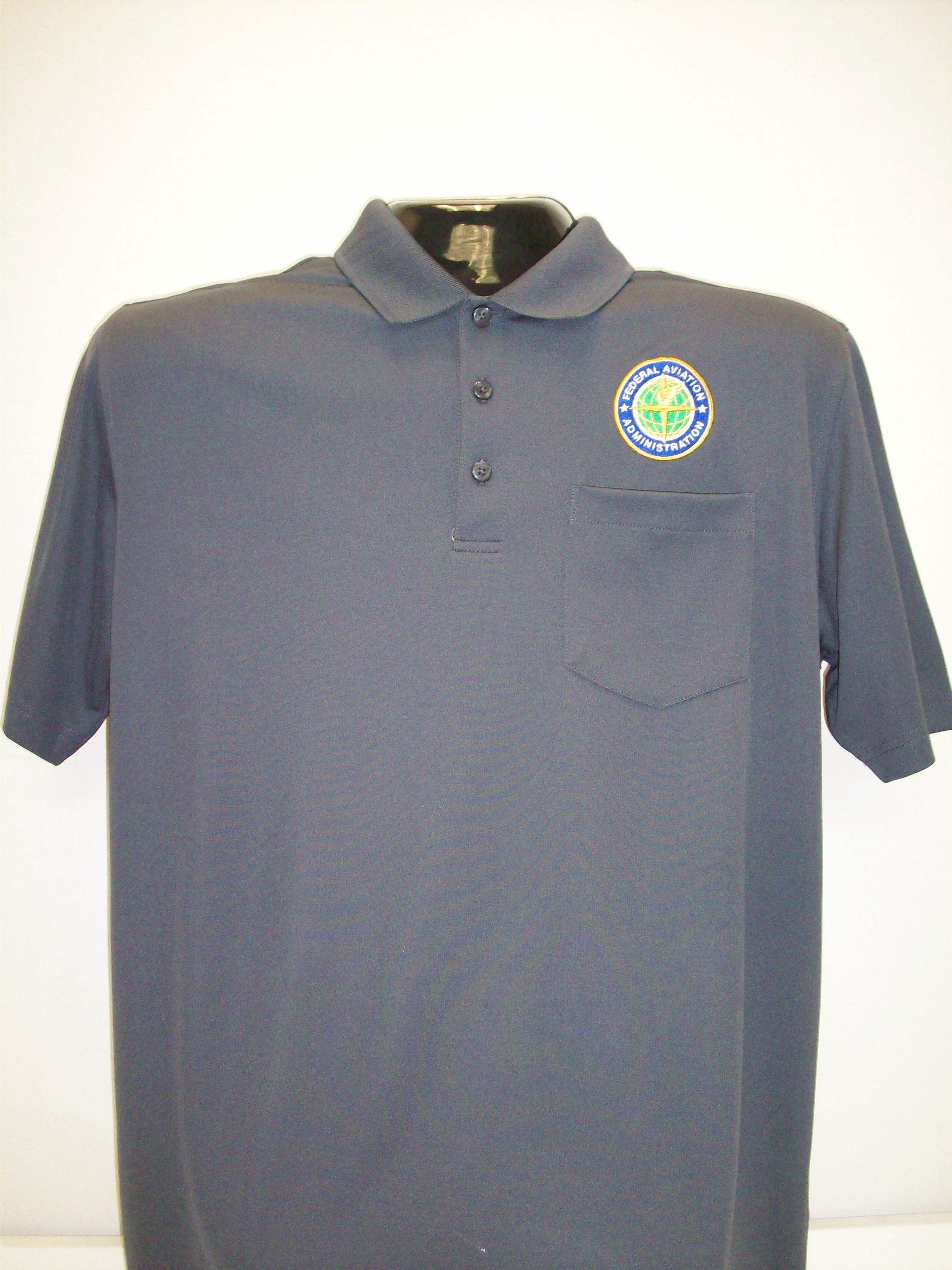 Polo Shirt FAA Dry Zone with Pocket - Graphite