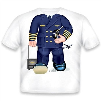 Toddler T-Shirt Add-A-Kid - Airline Pilot
