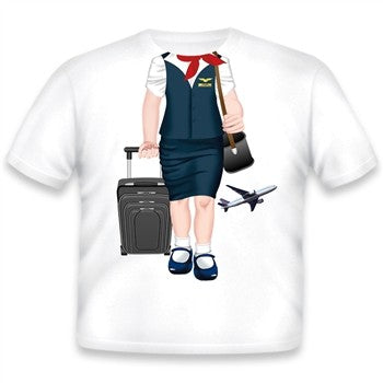 Toddler T-Shirt Add-A-Kid - Flight Attendant