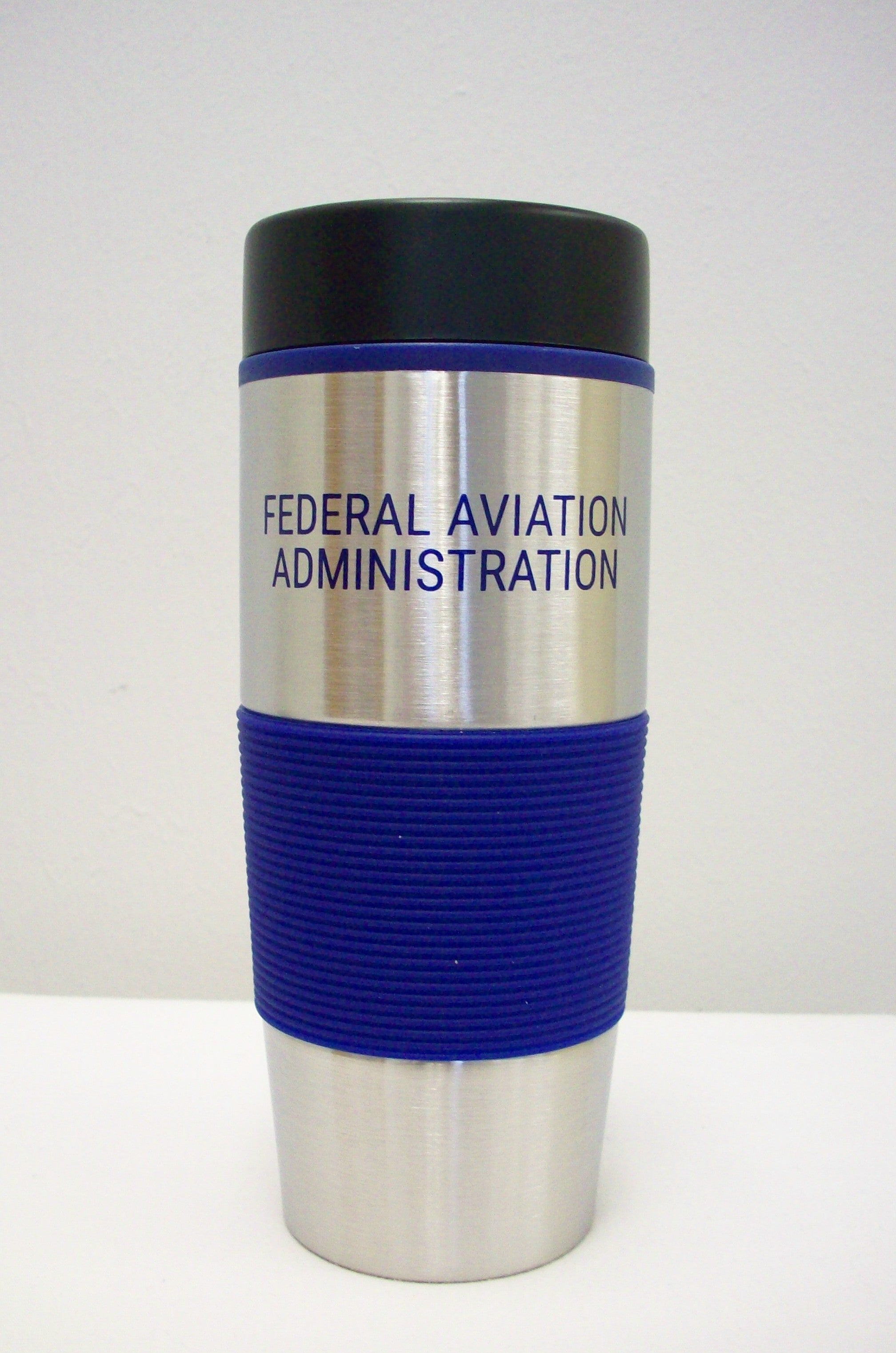 Tumbler Stainless Steel FAA 16 oz. Tumbler with Blue Accents