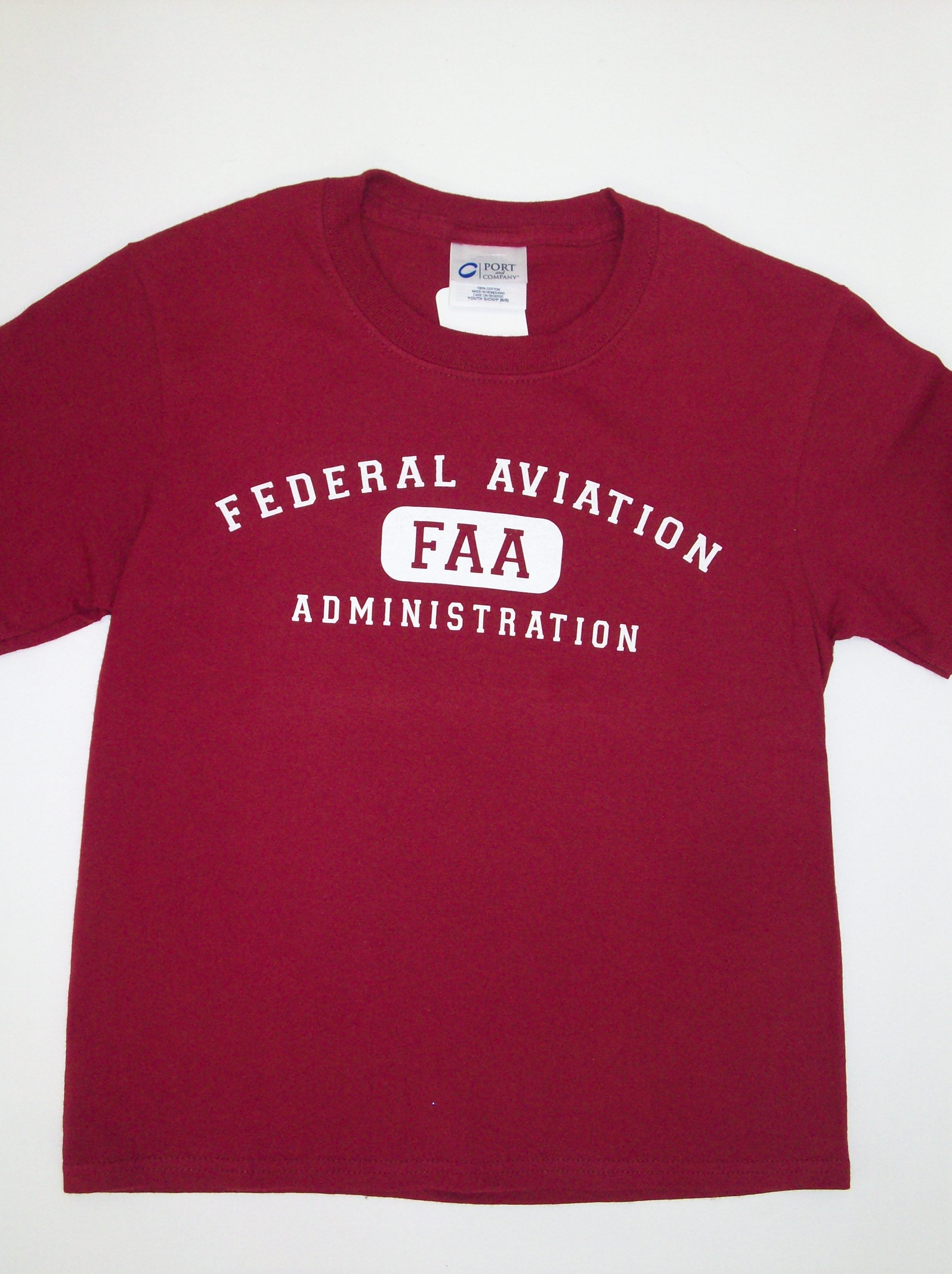 Youth T-Shirt FAA Athletic - Cardinal
